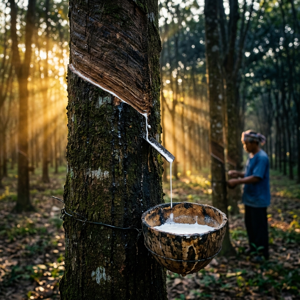 Processing Natural Thai Rubber
